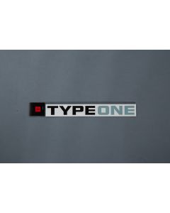 TYPE ONE LOGO STICKER